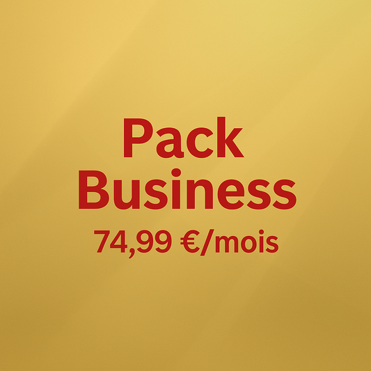 🟤 Pack Business Mensuel
