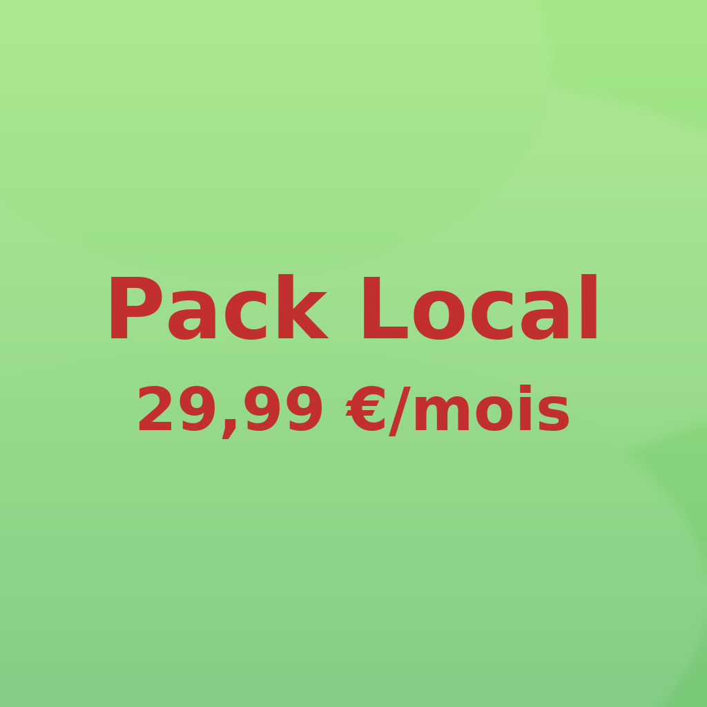 🟢 Pack Local Mensuel