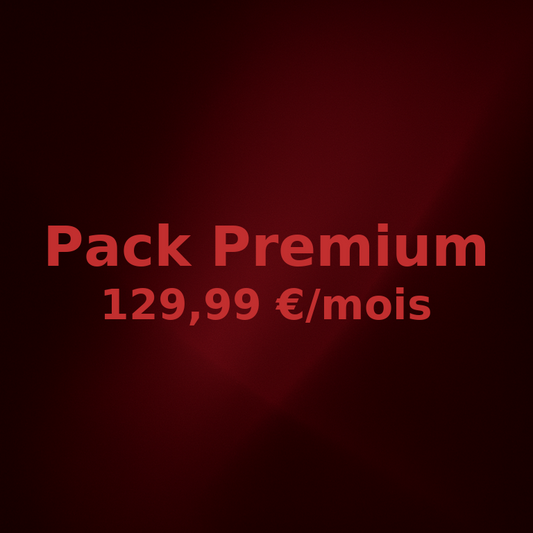 🔴 Pack Premium Mensuel