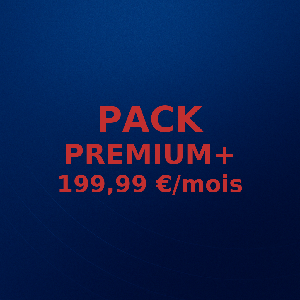 ⚫ Packs Premium Plus Mensuel