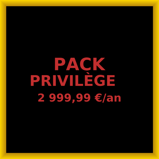 🟡Pack Privilège Annuel